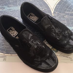 Darth Vader slip on Vans